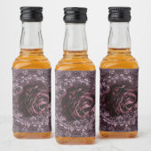 Rose Mandala Alkoholflaschenetikett (Flaschen)