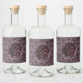 Rose Mandala Alkoholflaschenetikett (Flaschen)