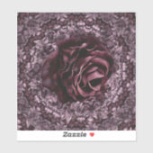 Rose Mandala Aufkleber (Blatt)