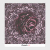 Rose Mandala Aufkleber (Blatt)