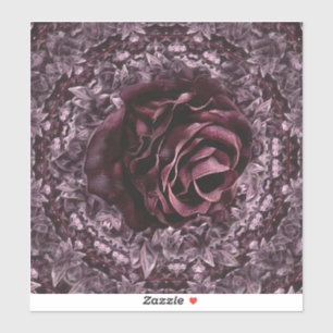 Rose Mandala  Aufkleber