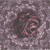 Rose Mandala Aufkleber (Vorderseite)