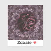 Rose Mandala Aufkleber (Blatt)