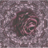 Rose Mandala Aufkleber (Vorderseite)