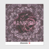 Rose Mandala Aufkleber (Blatt)