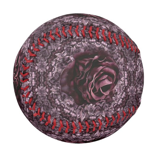 Rose Mandala Baseball (Vorderseite Links)