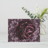 Rose Mandala Begleitkarte (Stehend Vorderseite)