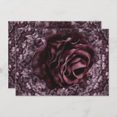 Rose Mandala Begleitkarte (Vorne/Hinten)