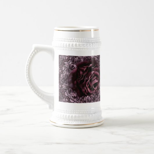 Rose Mandala Bierglas (Links)