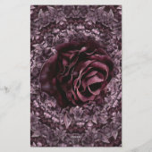 Rose Mandala Briefpapier (Rückseite)