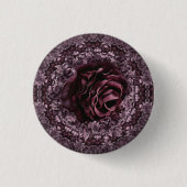 Rose Mandala Button (Vorderseite)