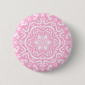 Rose Mandala Button (Vorderseite)
