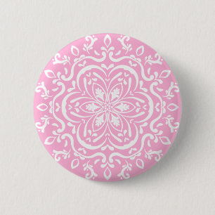 Rose Mandala Button
