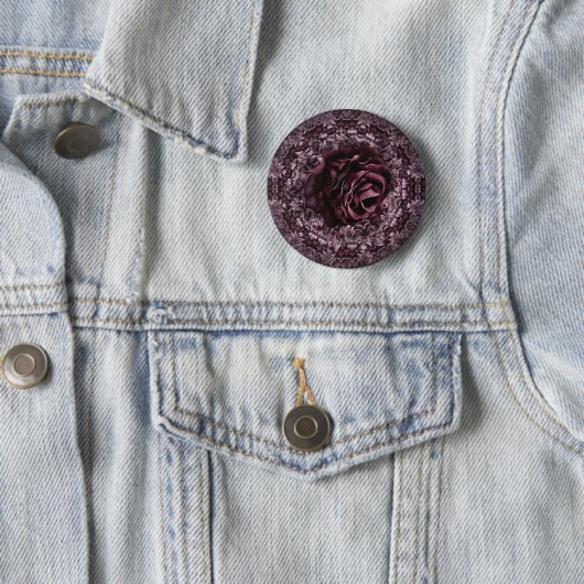 Rose Mandala Button (Beispiel)