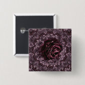 Rose Mandala Button (Vorne & Hinten)