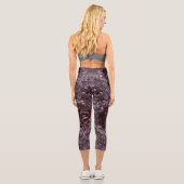 Rose Mandala Capri Leggings (Rückseite)
