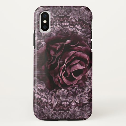 Rose Mandala Case-Mate iPhone Hülle (Rückseite)