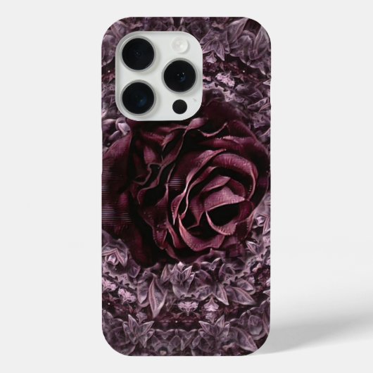 Rose Mandala Case-Mate iPhone Hülle (Rückseite)