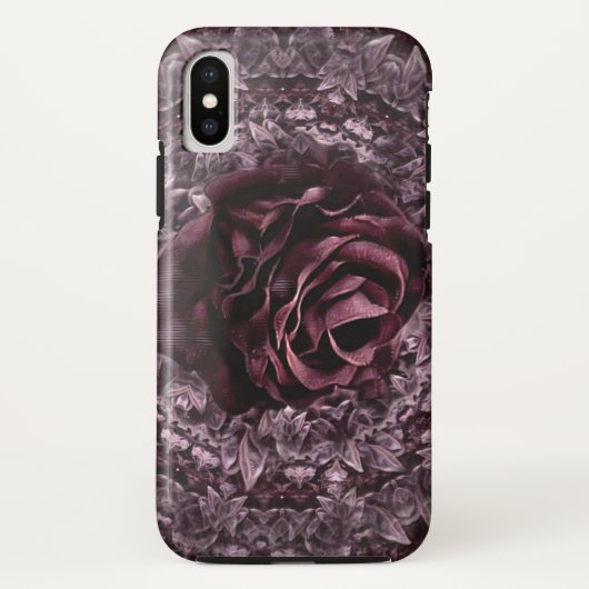 Rose Mandala Case-Mate iPhone Hülle (Rückseite)