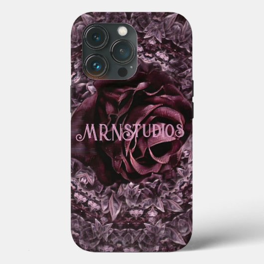 Rose Mandala Case-Mate iPhone Hülle (Rückseite)