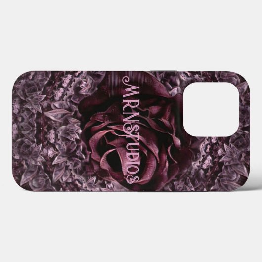 Rose Mandala Case-Mate iPhone Hülle (Rückseite (Horizontal))