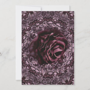 Rose Mandala Dankeskarte