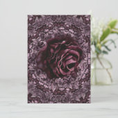 Rose Mandala Dankeskarte (Stehend Vorderseite)