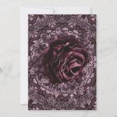 Rose Mandala Dankeskarte (Rückseite)