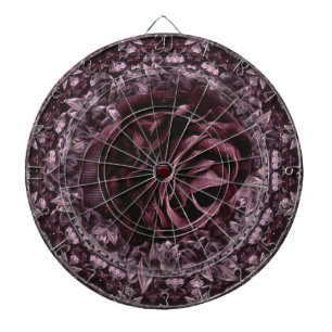 Rose Mandala Dartscheibe
