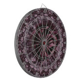 Rose Mandala Dartscheibe (Vorderseite Links)
