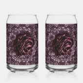 Rose Mandala Dosenglas (Rückseite)