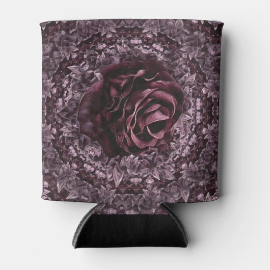 Rose Mandala Dosenkühler (Vorderseite)