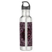 Rose Mandala Edelstahlflasche (Rückseite)