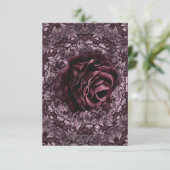 Rose Mandala Einladung (Stehend Vorderseite)