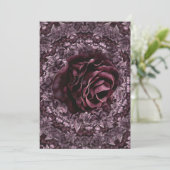 Rose Mandala Einladung (Stehend Vorderseite)