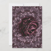 Rose Mandala Einladung (Rückseite)