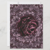 Rose Mandala Einladung (Rückseite)