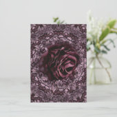 Rose Mandala Einladung (Stehend Vorderseite)