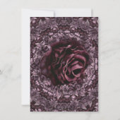 Rose Mandala Einladung (Rückseite)