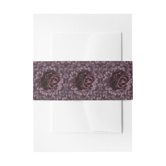 Rose Mandala Einladungsbanderole (Vorderseite Beispiel)