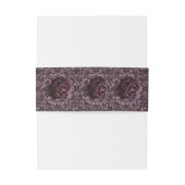 Rose Mandala Einladungsbanderole (Rückseitenbeispiel)
