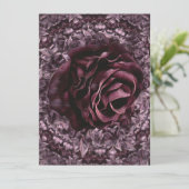 Rose Mandala Feiertagskarte (Stehend Vorderseite)