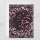 Rose Mandala Feiertagskarte (Rückseite)