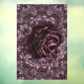 Rose Mandala Fensteraufkleber (Blatt 3)