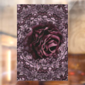 Rose Mandala Fensteraufkleber (Blatt 2)