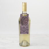 Rose Mandala Flaschenanhänger (Auf Flasche)