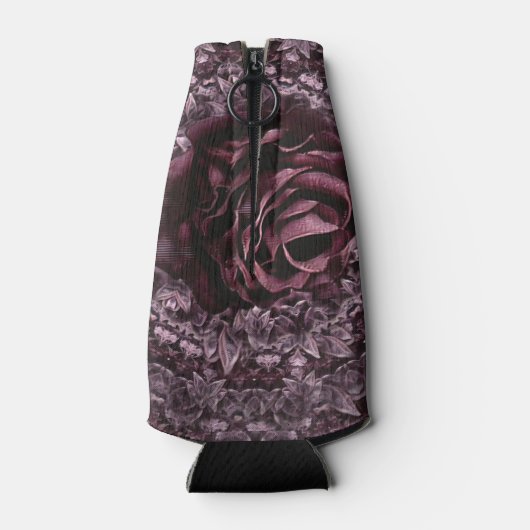 Rose Mandala Flaschenkühler (Rückseite)