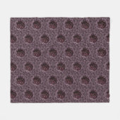 Rose Mandala Fleecedecke (Vorderseite (Horizontal))