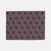 Rose Mandala Fleecedecke (Vorderseite (Horizontal))