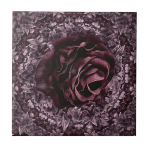 Rose Mandala Fliese